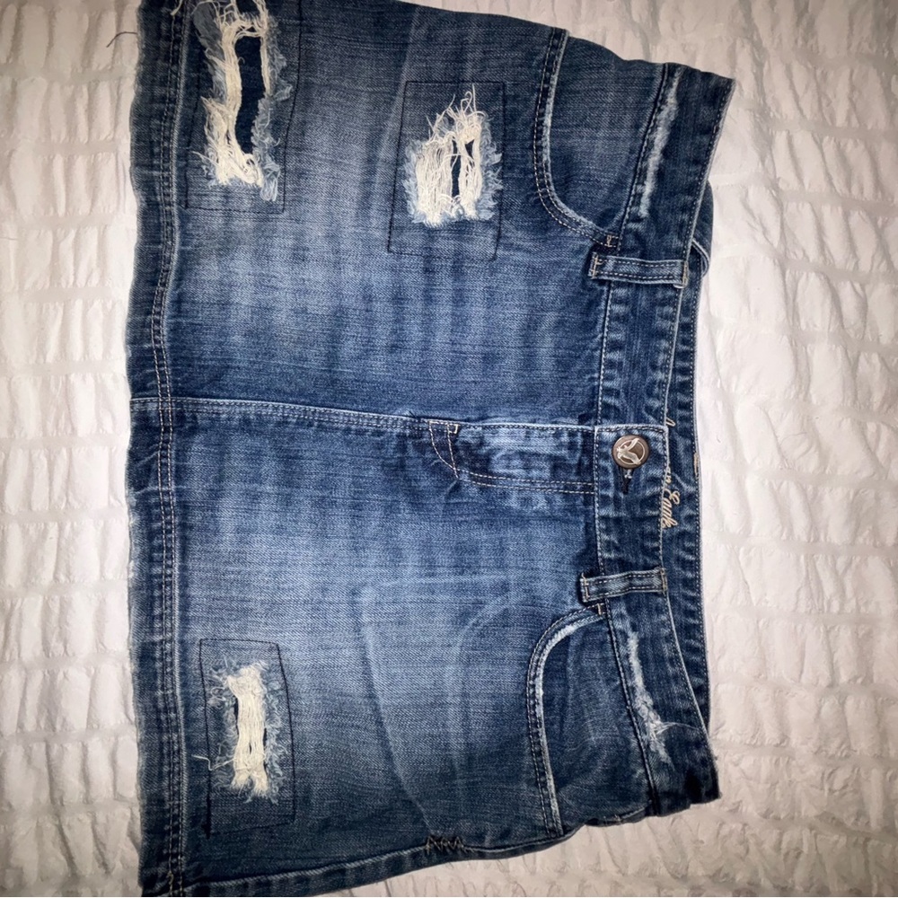 American Eagle Outfitters Light Blue Denim Skirt